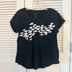 Fighting Eel Black Fish T-shirt